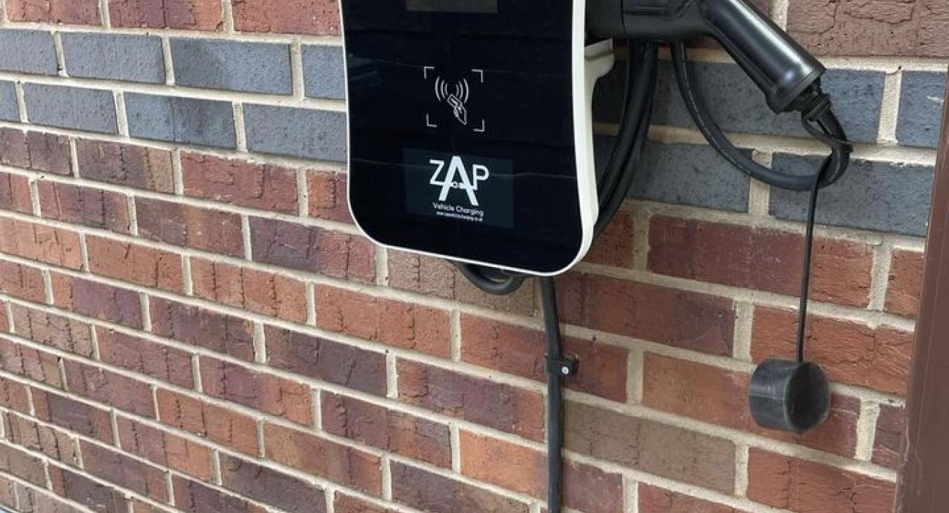 ZAP EV charger installation in Warrington