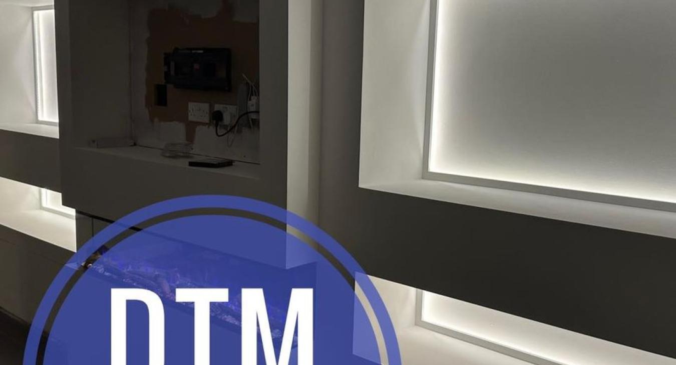 DTM Electrical Warrington - Media wall lighting