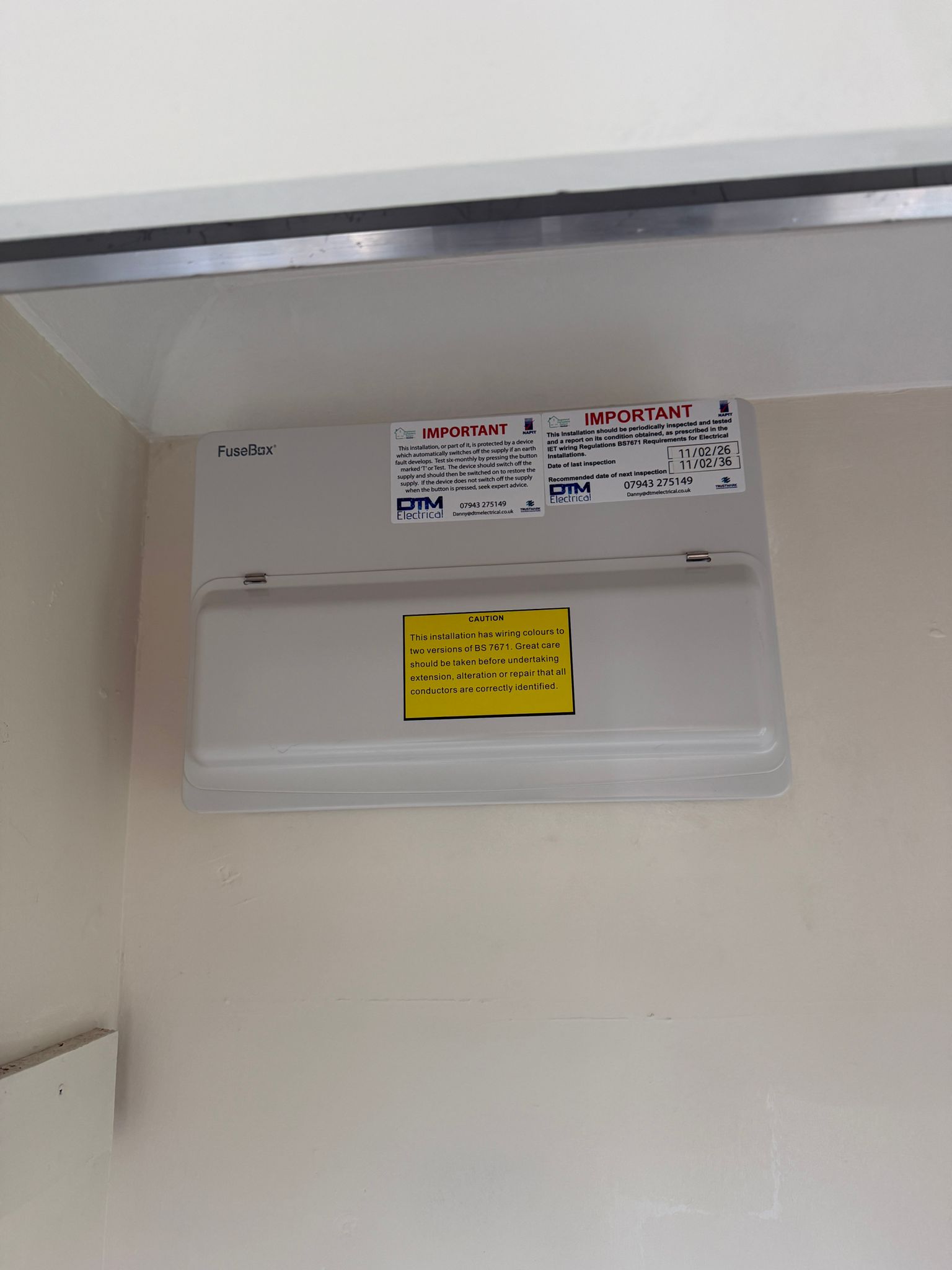 Consumer Unit Relocation & Upgrade Warrington