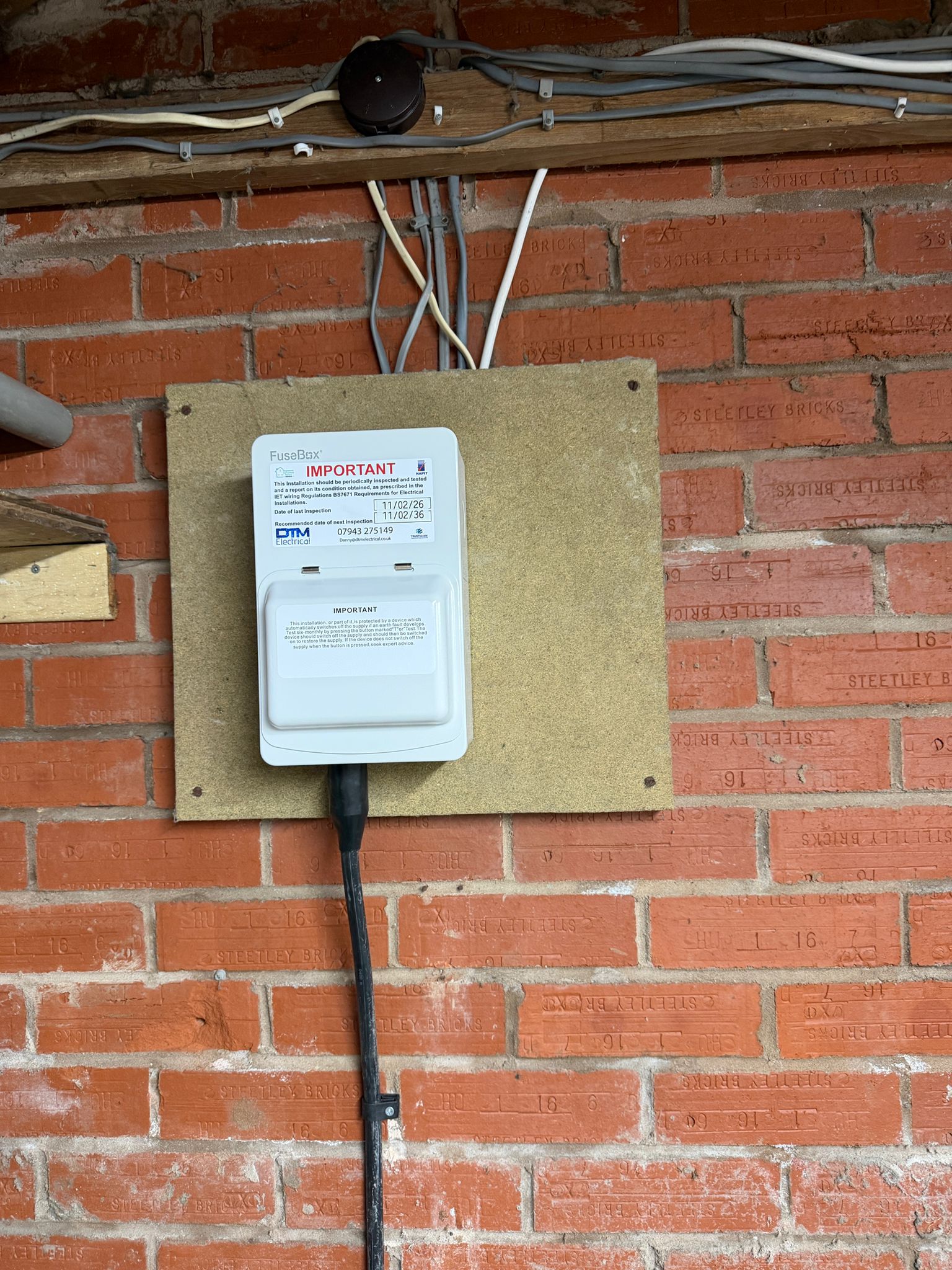 Consumer Unit Relocation & Upgrade Warrington