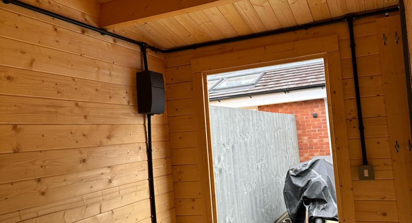 Garden Room Install & Electrics, Warrington