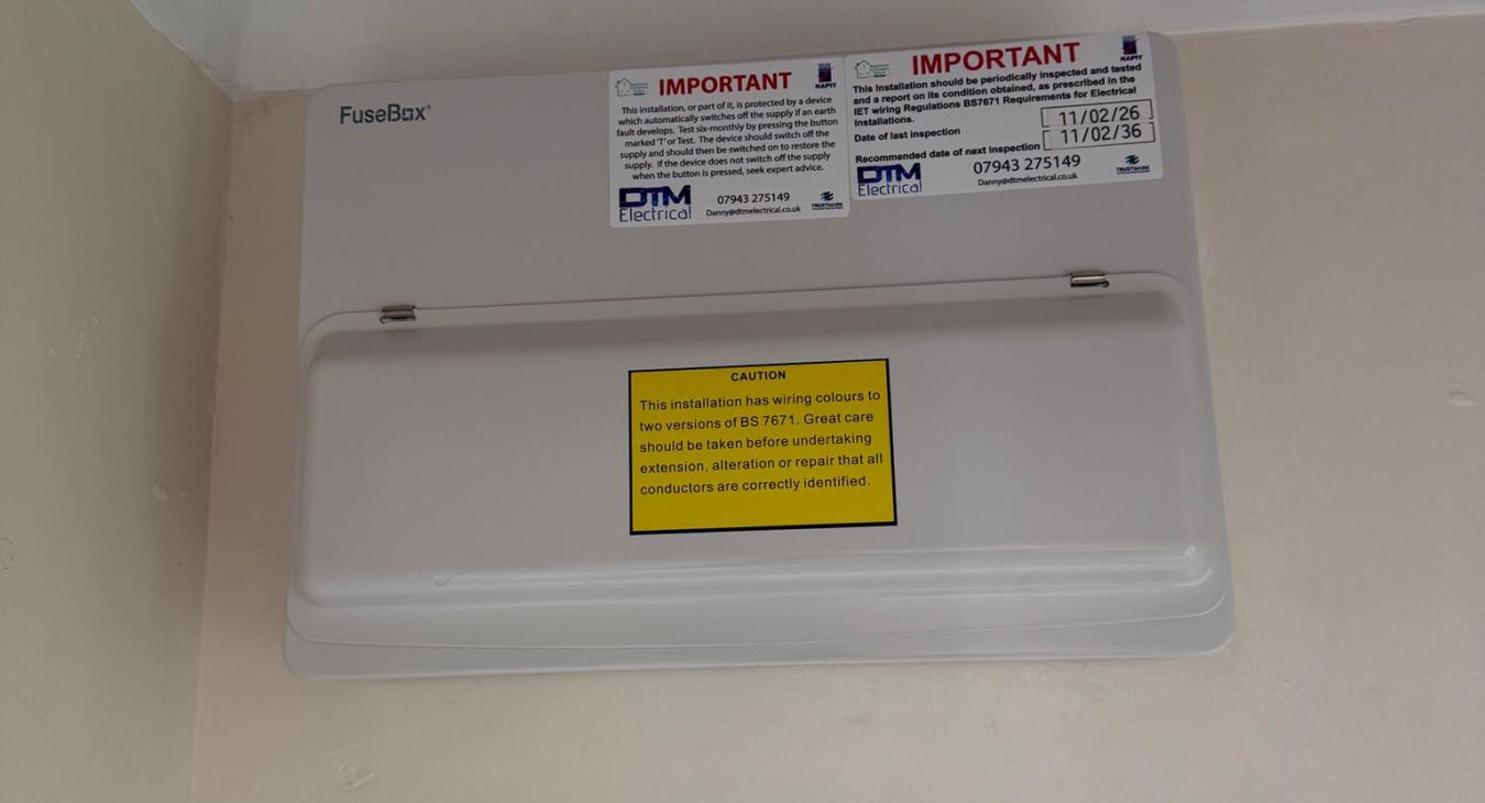 Consumer Unit Relocation & Upgrade Warrington