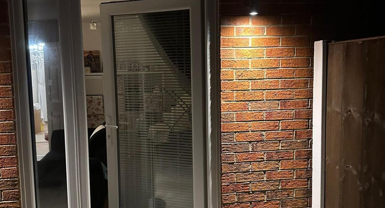 Outside Lighting Installation in Warrington